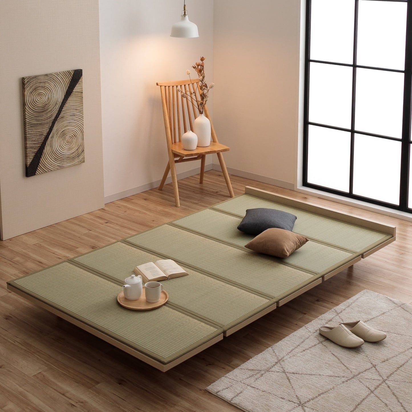 和モダンステージベッド 畳セット