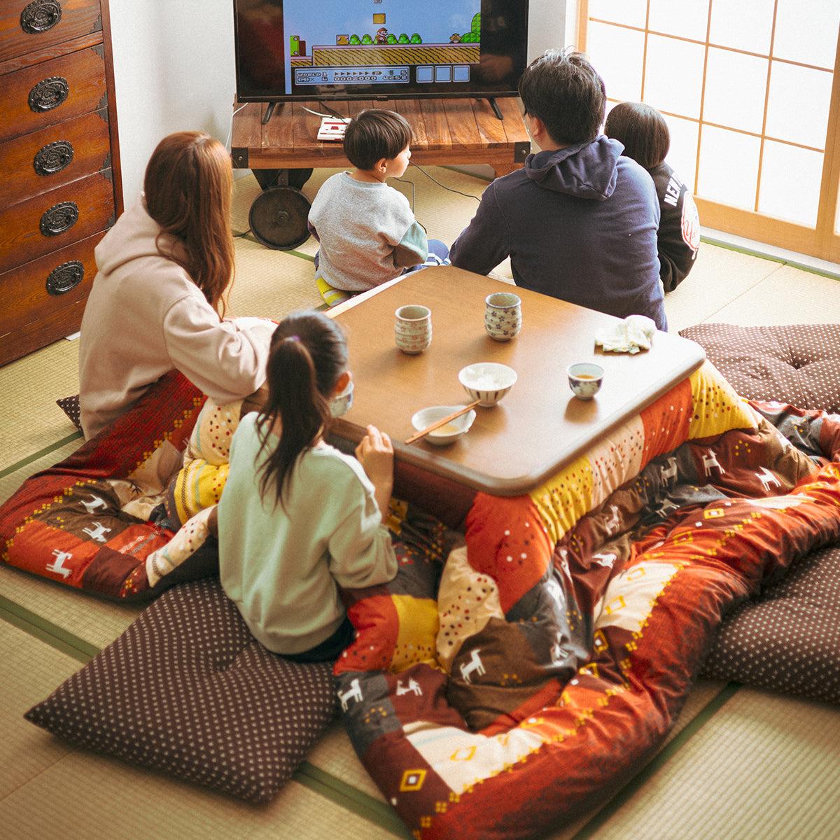 家具調こたつテーブル+こたつ布団掛け布団 セット シンシア