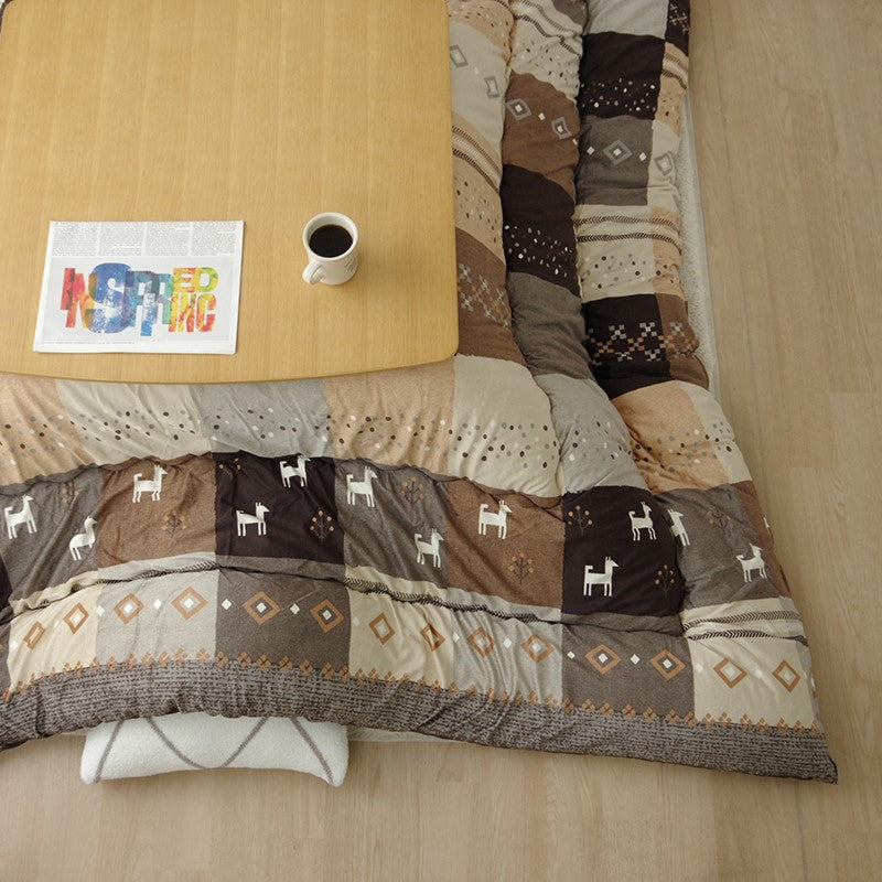 ギャッベ柄 こたつ布団 シンシア