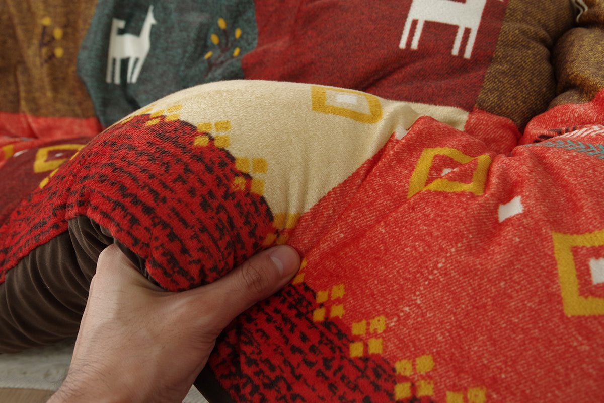 ギャッベ柄 こたつ布団 シンシア