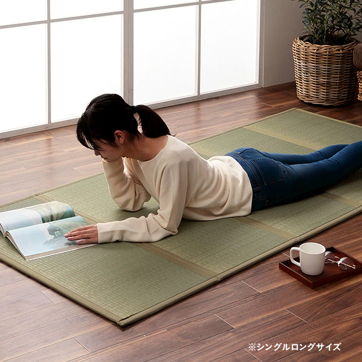 リビングにも寝室にも。畳でくつろぎ空間